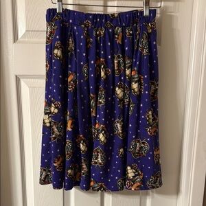 Purple Nautical LuLaRoe Madison Skirt